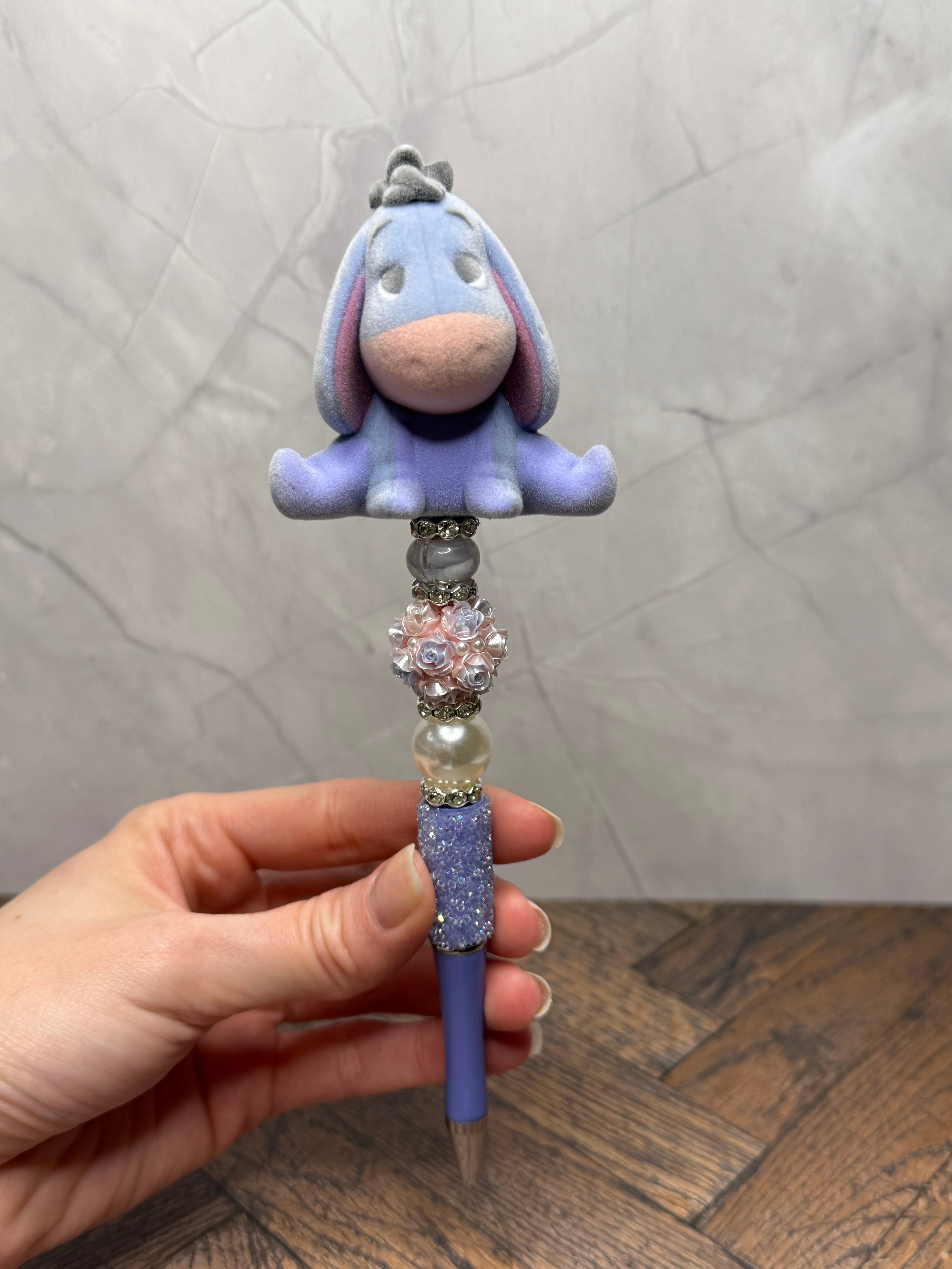 Winnie the Pooh Eeyore beaded pen