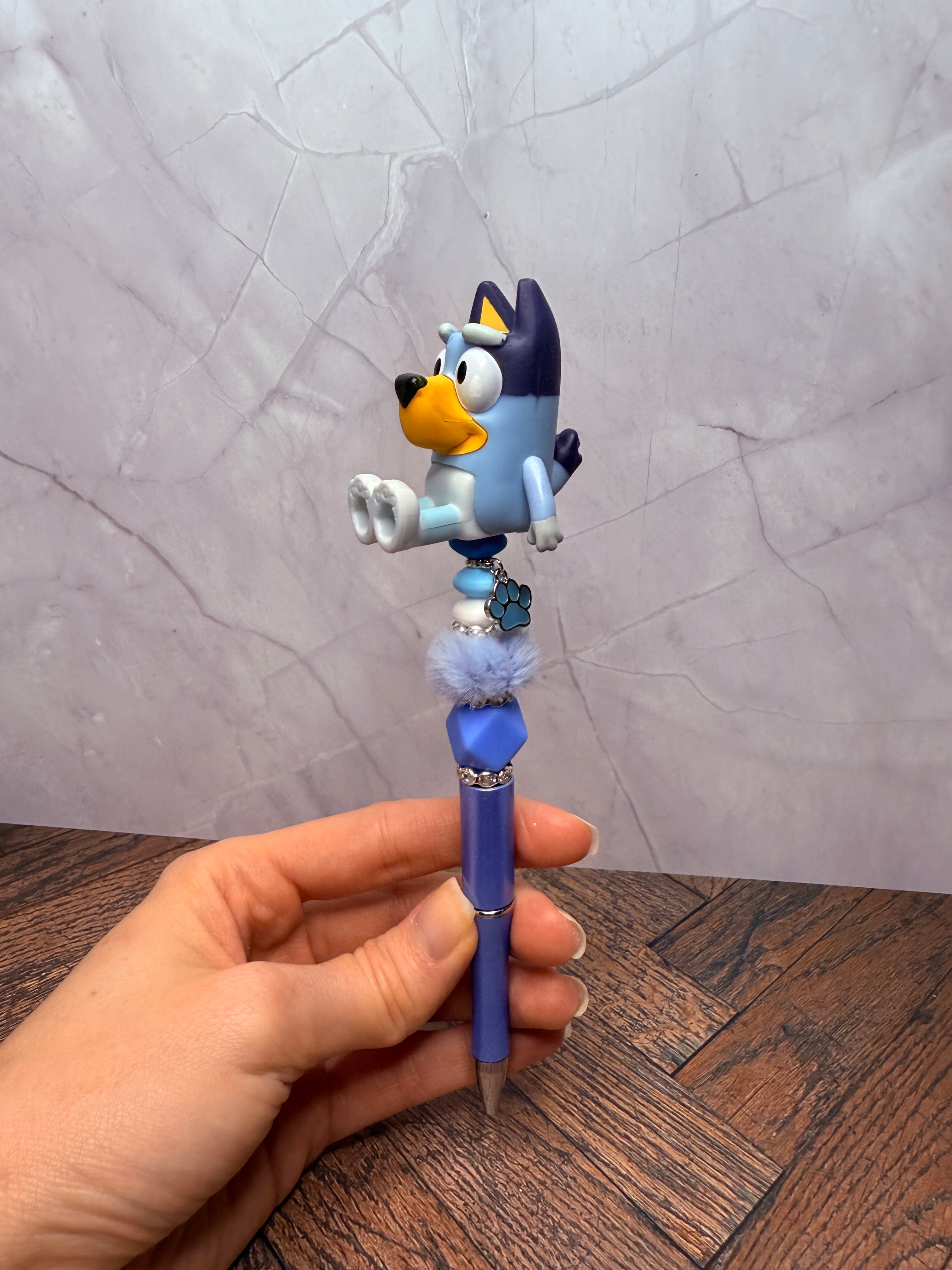 Bluey Character Pen - Cute Custom Topper