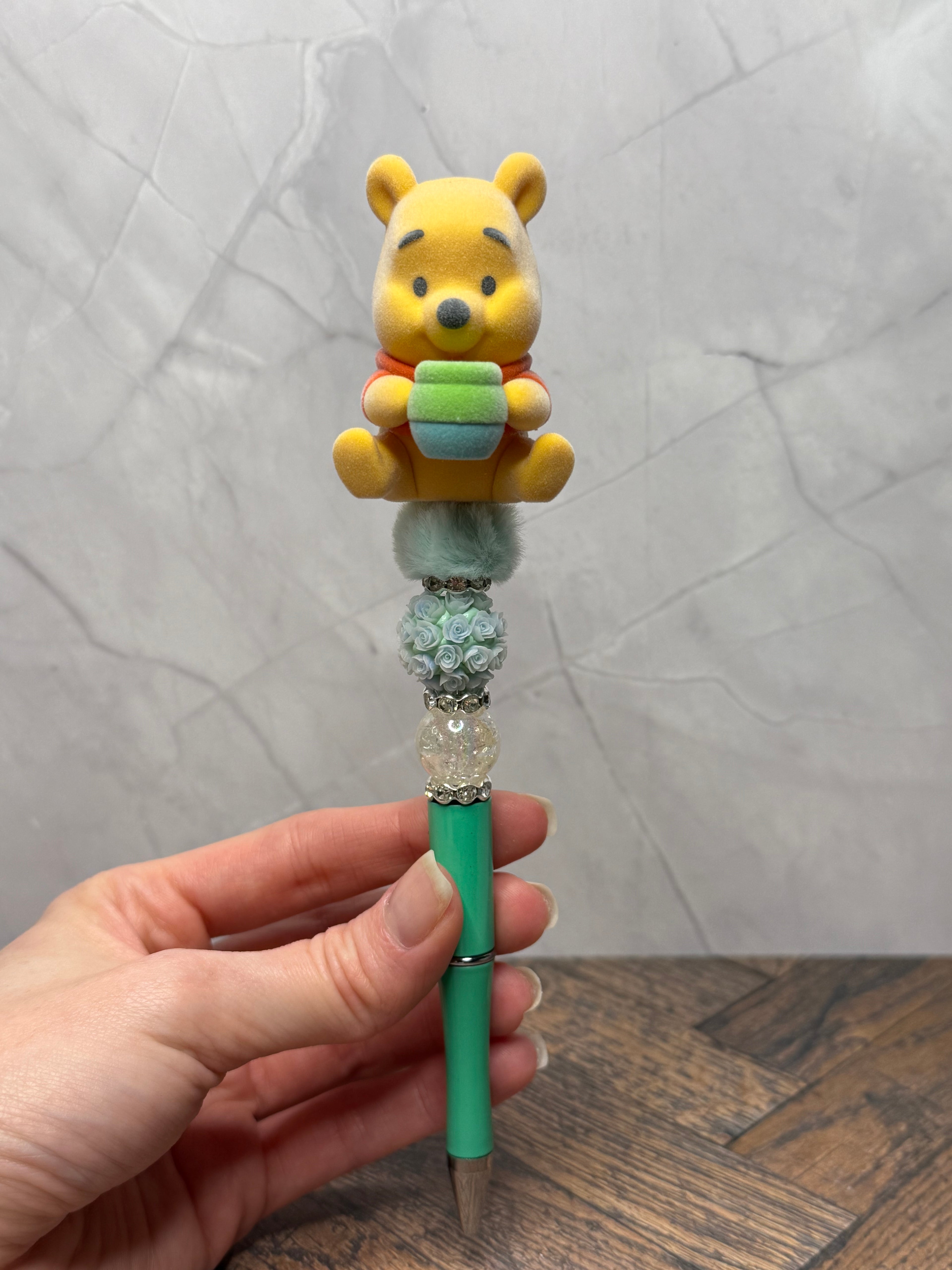 Winnie the Pooh beaded pen